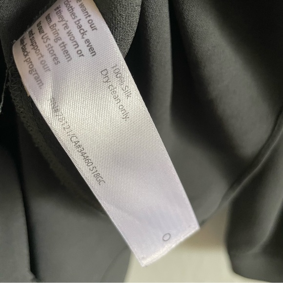 Eileen Fisher Gray Long Sleeve Silk Top Women’s Size L - Picture 10 of 10